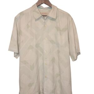 Tommy Bahama Men's Mint Geometric Button-Down Shirt